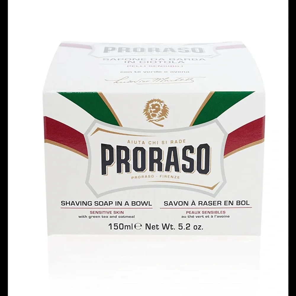 Proraso Shaving Soap in a Bowl for Sensitive Skin